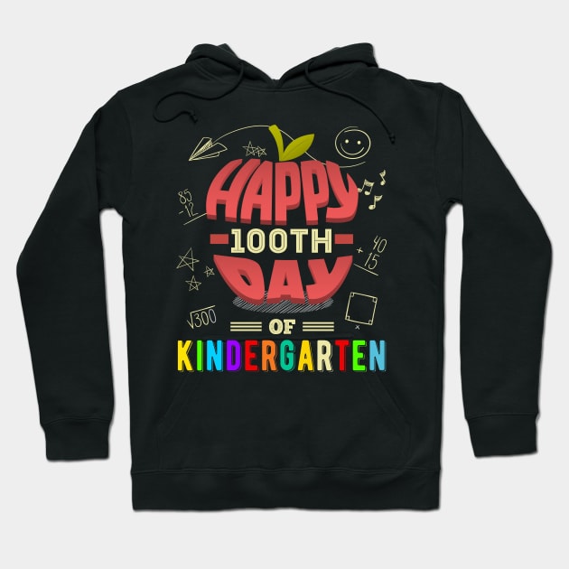 Happy 100th Day of Kindergarten Hoodie by FabulousDesigns